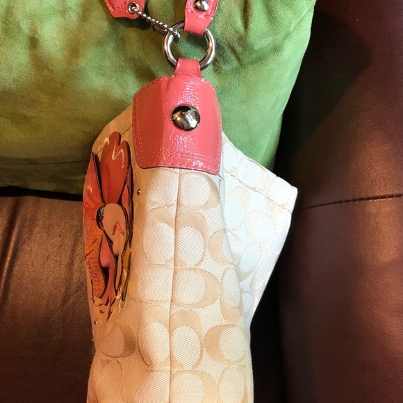 Coach Flower Embroidered Bag - Picture 11 of 13